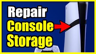 How to Repair PS5 Pro Console Storage (SSD Issues)