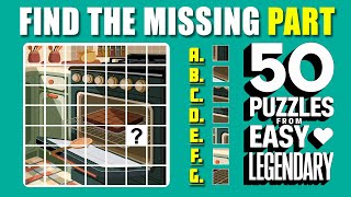 Can You Find the Missing Piece? 🔍 Easy to Legendary Puzzle Challenge | EP:98