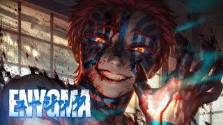 🇺🇲🇧🇷Gacha React Rap do Akaza (Kimetsu no Yaiba) | Presságio de Destruição | Enygma🇺🇲🇧🇷