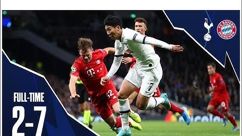 1/10/19 Tottenham Hotspur vs Bayern München 2–7 All Goals