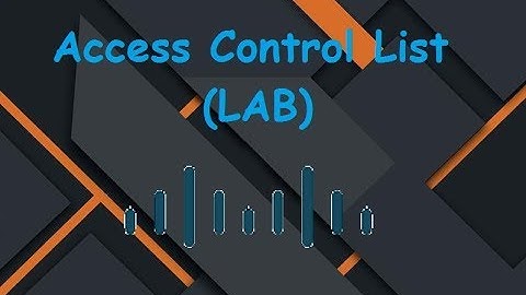 CCNA 200 125 Exam Lab  Hands on Practice  Access Control List  ACL