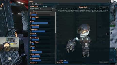 Robot Hunting and Codexing 7 LvL Scout Bots, Using A.R.C. Ranger Armor & Rutic Kil Sword