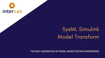 Video 10.1R SysML Simulink Model Transform