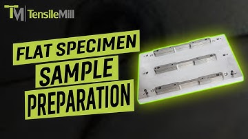 Flat Specimen Preparation Machine | ASTM E8 | Demonstration Video | TensileMill CNC