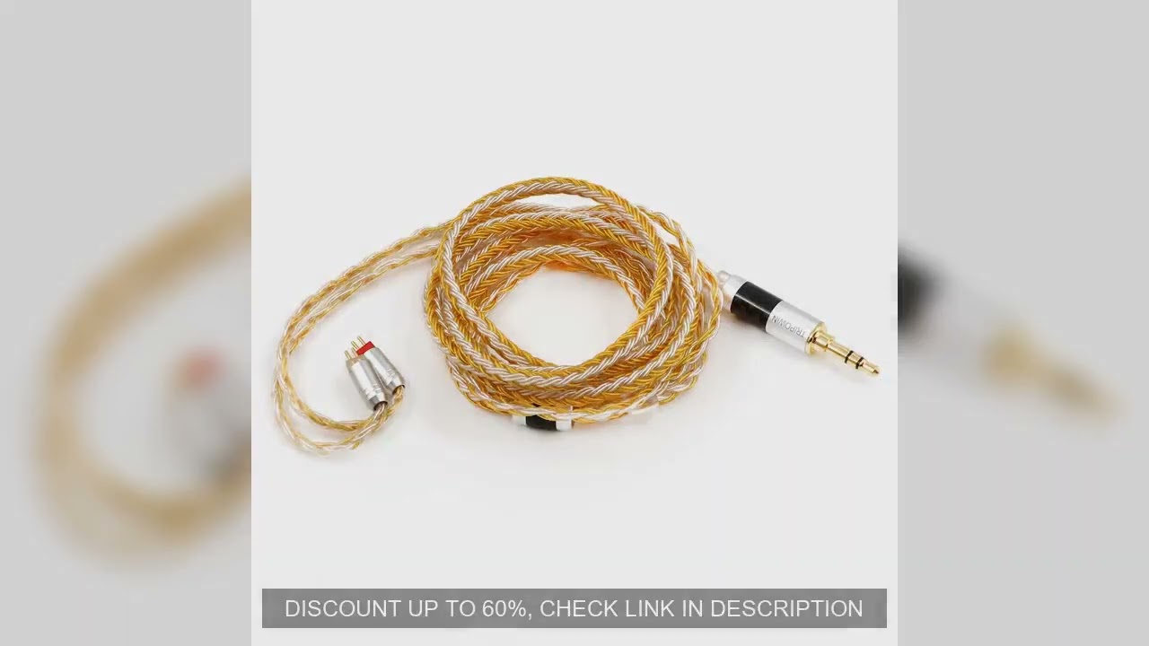 Tripowin Zonie 16 Core Silver Plated Cable SPC Earphone Cable QDC MMCX 2 PIN FOR KZ ZS10 PRO C16 C12