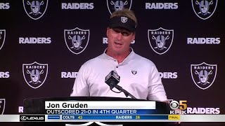 Gruden On Raiders Latest Loss: 'We Gotta Get Better In A Lot Of Areas'