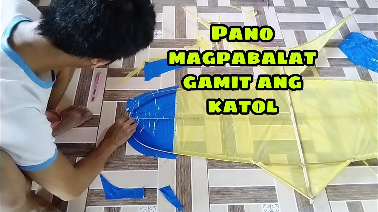 SARANGGOLA. Pano magpabalat ng Guryon gamit ang plastic at katol. Tips sa tamang pagpaso sa plastic