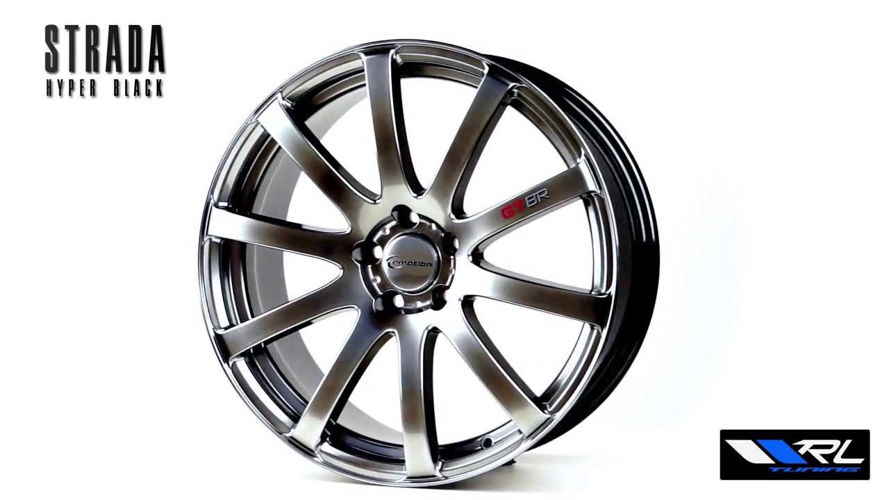 Emotion Wheels - Strada - Hyper Black - by RL Tuning