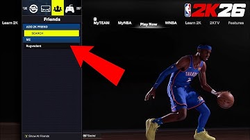 NBA 2K26: How to Add Cross-Platform Friend Tutorial! (Crossplay PS5 & Xbox Series X/S)