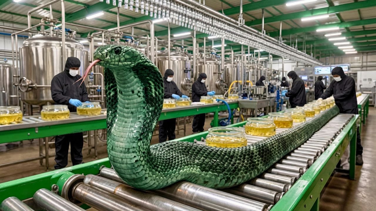 Inside the Snake Bioprocessing Mega Factory: From Venom Medicine to Luxury Leather