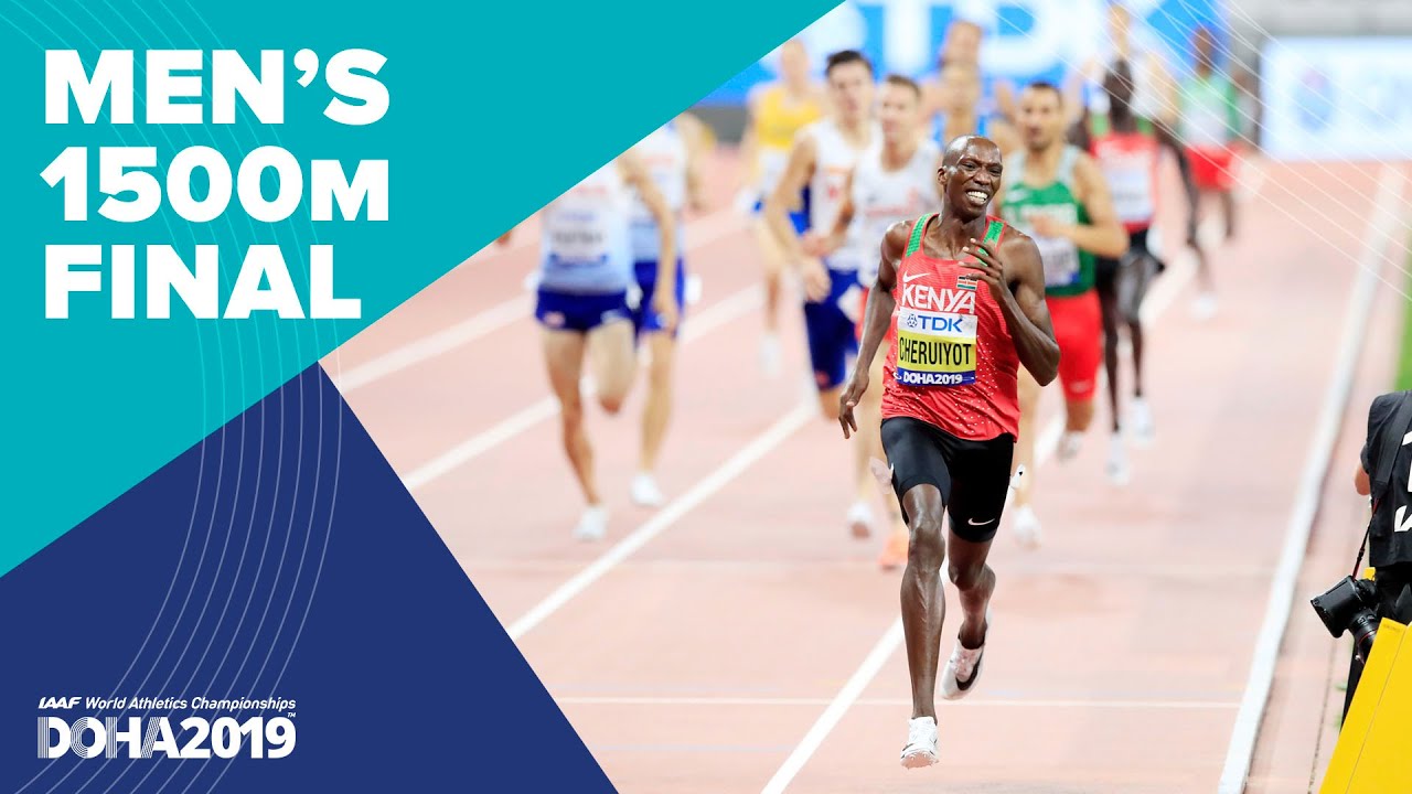 Mens 1500m Final  World Athletics Championships Doha 2019