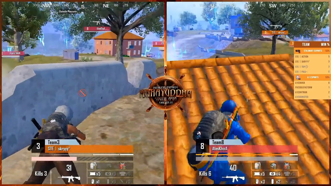 A1 vs  STE in last zone - A1sports Domination Chicken Dinner 💪