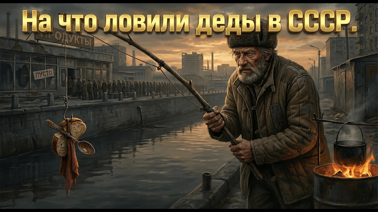 Народная рыбалка 80-х: Ловили как могли.