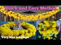 ಉಲ್ಲನ್ ಸೇವಂತಿಗೆ ಹೂವಿನ ಮಾಲೆ | Woolen Chrysanthemum Garland | Very easy method