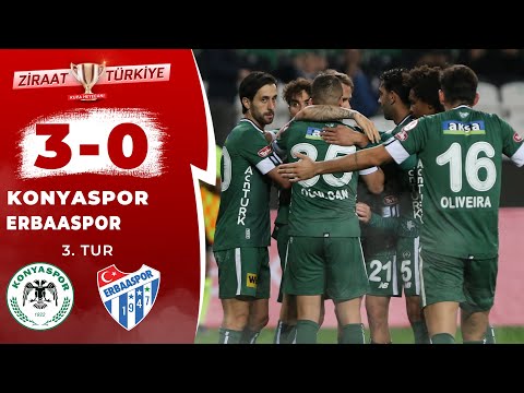 Konyaspor 3-0 Erbaaspor MAÇ ÖZETİ  (Ziraat Türkiye Kupası 3. Tur Maç) / 02.11.2023