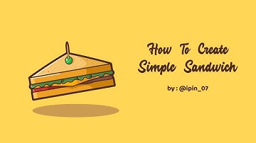 How To Create Simple Sandwich with CorelDraw X8