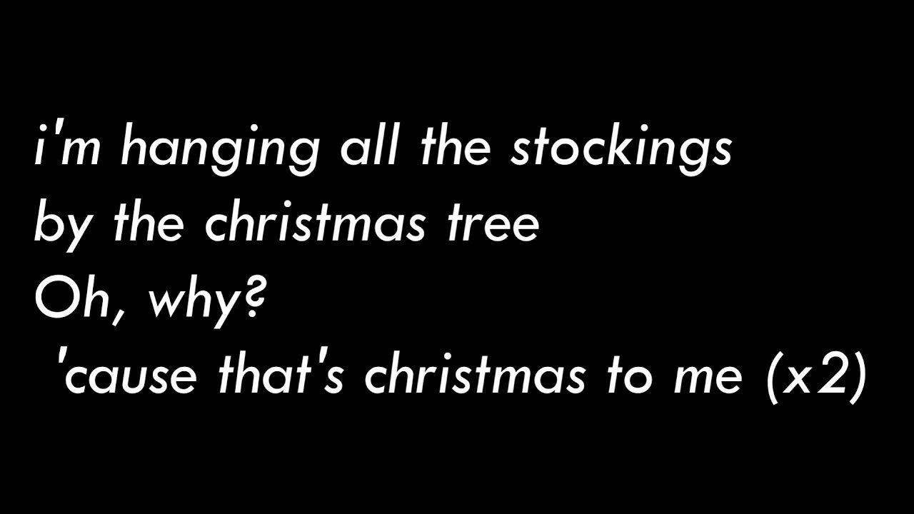 PENTATONIX THAT'S CHRISTMAS TO ME ( OFFICIAL LYRICS) YouTube That's Christmas To Me Lyrics