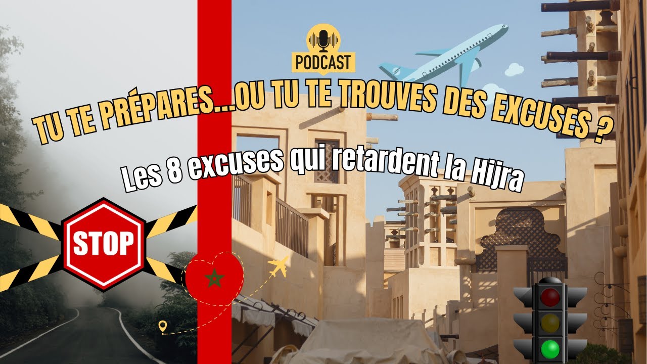 ❌🛩️ Hijrah : 8 RAISONS pour lesquelles tu n’arrives pas à PASSER À L’ACTION