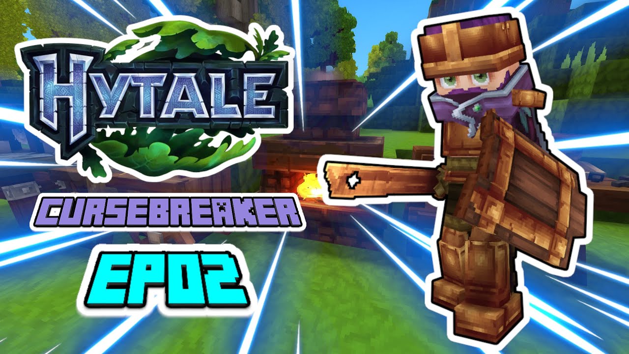 EP 02 - Hytale How to Get Linen Scraps! Cursebreaker Gameplay Tips and Tricks Zone 1!