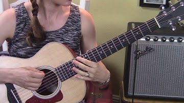 Complete Beginner Rock Guitar Lesson 2-Theme to Peter Gunn-Guitar Lesson-Allison Bennett