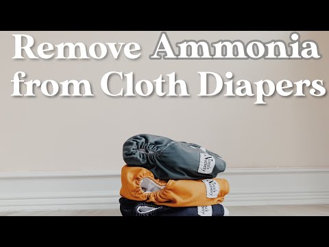 HOW TO REMOVE AMMONIA FROM CLOTH DIAPERS | Easy Way To Remove Ammonia Using Oxiclean