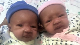 Biracial Amris (Twins) Part 13: Washed and Dressed👶 Realistic #reborncommunity