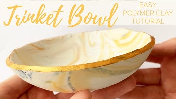 Trinket Bowl | Easy Polymer Clay Tutorial for Beginners