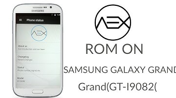 AEX rom on Samsung galaxy grand (GT I9082)