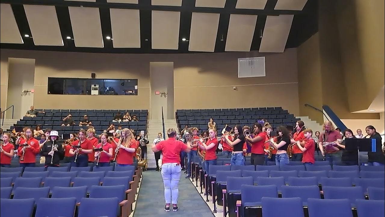 NFMAA Wind Ensemble rehearsal for Star Spangled Banner 2 YouTube