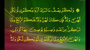 سورة النساء (الآية 11 ~ الآية 18) - ياسر بن راشد الدوسري