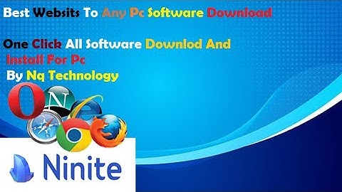 How To Install Multiple Software In One Click Online | Ninite Website` Download For Any Windows 2022