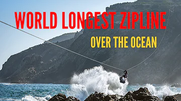 World Longest Zipline Over the Ocean | Mossel Bay, South Africa