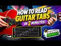 Learn to read guitar tabs in 2 minutes!