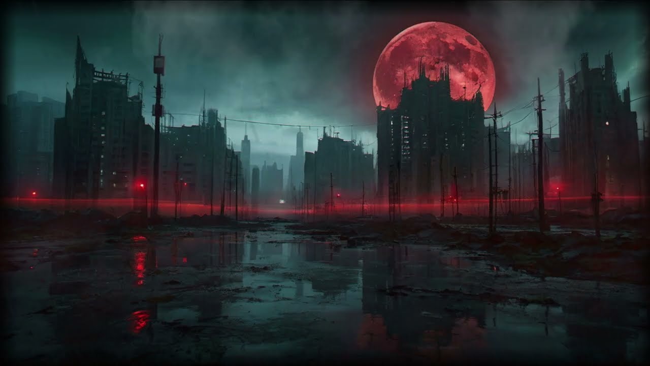 Blood Moon Over Sector 9 || Post-Apocalyptic Atmosphere / Dark Dystopian Ambient Music
