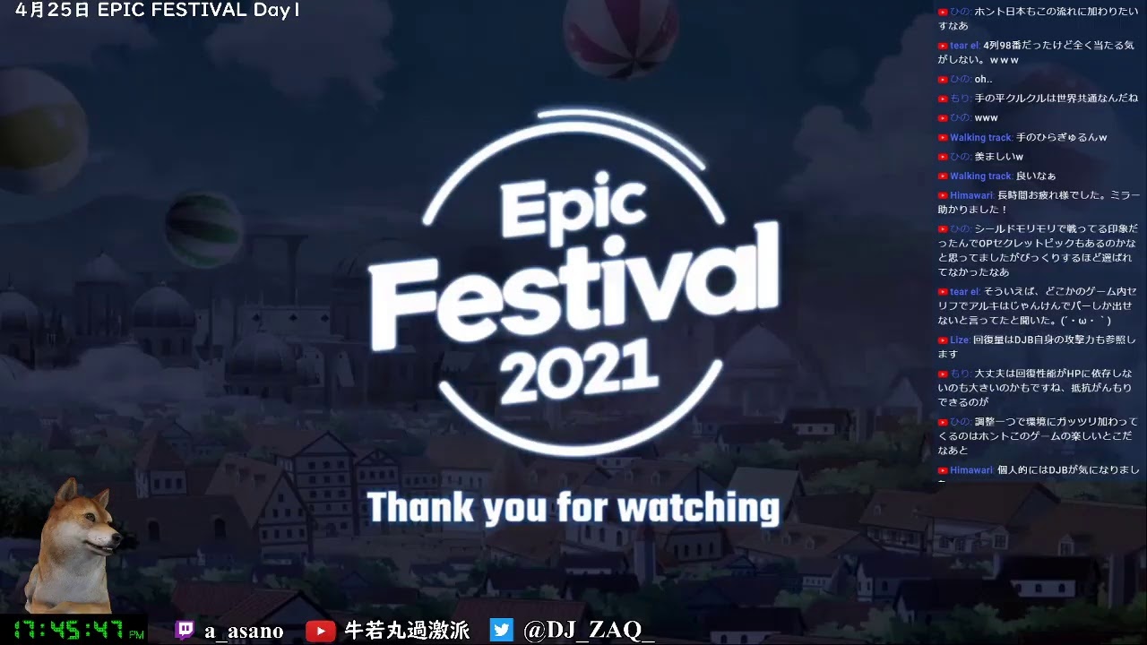 【epicseven】ミラーで見るEPIC FESTIVAL 2021 Day1【エピックセブン】