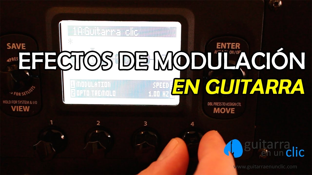 Los efectos de modulación en guitarra. M3C10 - YouTube