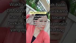 Template KOL Specialist Ada di Link Bio & Kolom Komentar👇 #influencermarketing #digitalmarketing