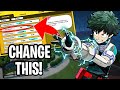 CHANGE THIS Before you Play My Hero Ultra Rumble