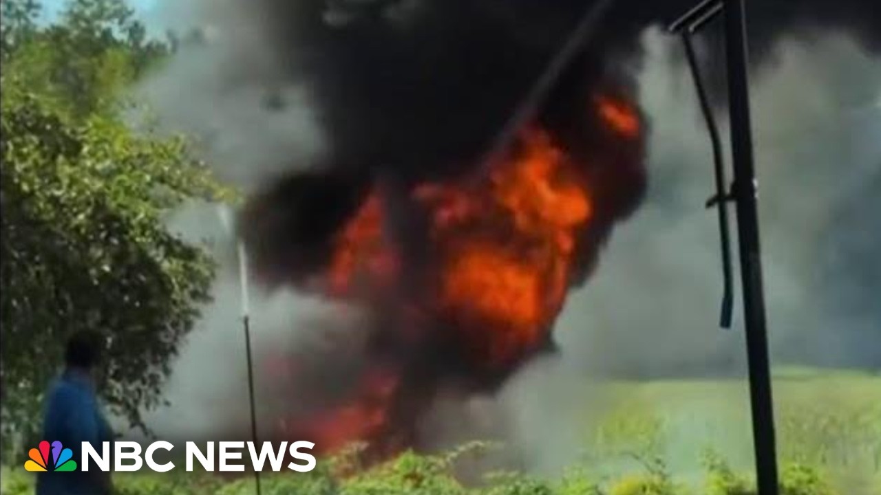 F-16 jet crash triggers evacuations
