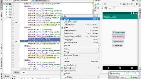 How to Create a simple Audio Recorder App in Android Studio ...