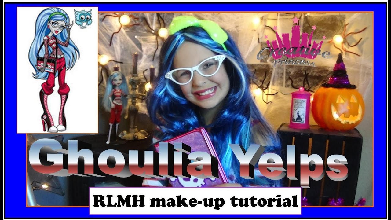 Real Live Monster High Ghoulia Yelps Make Up Tutorial Creative 