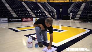 Cleaning a Gym Floor