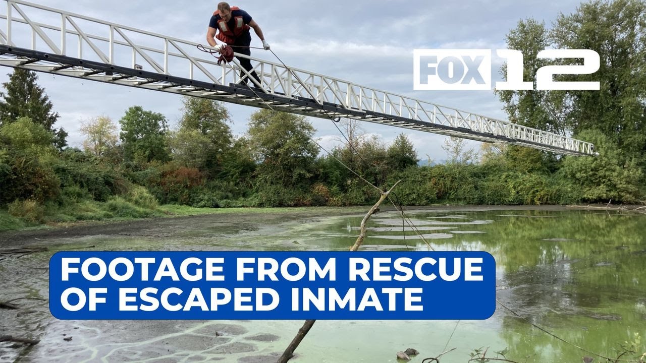 Footage from rescue of escaped inmate