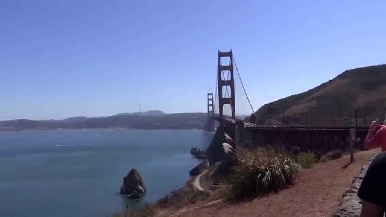 San Francisco, California - Golden Gate Bridge - Vista Point HD (2014)