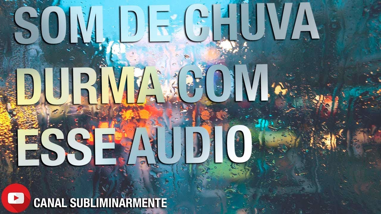 Som de chuva para meditar e dormir. video editing software free