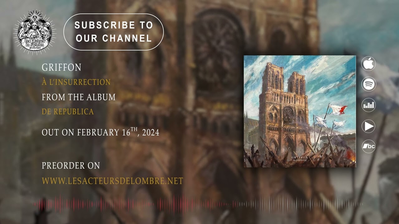 Watch GRIFFON - À L'insurrection (Track Premiere) on YouTube Watch GRIFFON - À L'insurrection (Track Premiere) on YouTube