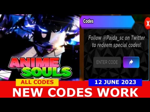 ANIME SOULS UPDATE 12 : NOVOS CODES 