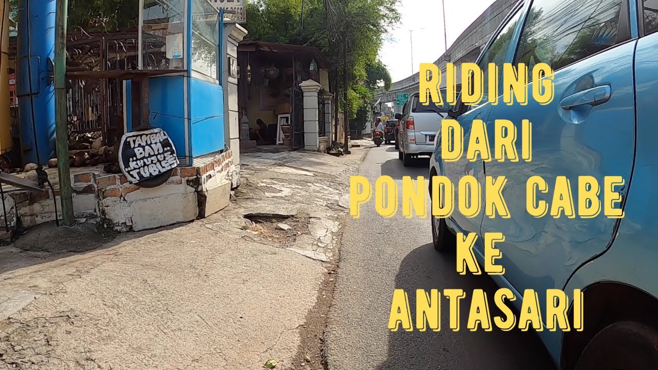 Jalan-jalan dari Pondok Cabe (Tangsel) menuju Antasari (Jaksel) | Scooter Riding
