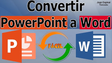 Convertir presentación powerpoint en archivo word