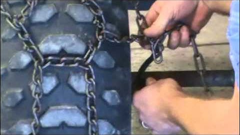 How to Install ATV Diamond Studded Tire Chains